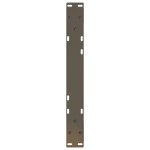 vidaXL Picioare pentru măsuță de cafea, 2 buc., oțel natural, 60 x (30-31,3) cm vidaXL Picioare pentru măsuță de cafea, 2 buc., oțel natural, 60 x (30-31,3) cm