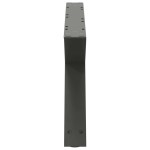vidaXL Picioare pentru măsuță de cafea, 2 buc., antracit, 70x(30-31,3) cm, oțel