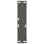 vidaXL Picioare pentru măsuță de cafea, 2 buc., antracit, 28x(42-43,3) cm, oțel
