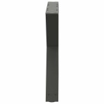vidaXL Picioare pentru măsuță de cafea, 2 buc., antracit, 50x(42-43,3) cm, oțel