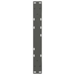 vidaXL Picioare pentru măsuță de cafea, 2 buc., antracit, 50x(42-43,3) cm, oțel