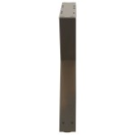 vidaXL Picioare pentru măsuță de cafea, 2 buc., oțel natural, 50x(42-43,3) cm vidaXL Picioare pentru măsuță de cafea, 2 buc., oțel natural, 50x(42-43,3) cm