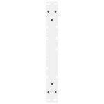 vidaXL Picioare pentru măsuță de cafea, 2 buc., alb, 60 x (42-43,3) cm, oțel