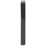 vidaXL Picioare masă de sufragerie, 2 buc., antracit, 50x(72-73,3) cm, oțel