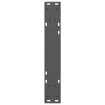 vidaXL Picioare masă de sufragerie, 2 buc., antracit, 50x(72-73,3) cm, oțel