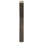 vidaXL Picioare masă de sufragerie, 2 buc., oțel natural, 60 x (72-73,3) cm