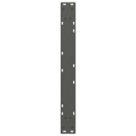 vidaXL Picioare masă de sufragerie, 2 buc., antracit, 70x(72-73,3) cm, oțel