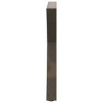 vidaXL Picioare masă de sufragerie, 2 buc., oțel natural, 80x(72-73,3) cm