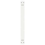 vidaXL Picioare masă de sufragerie, 2 buc., alb, 90x(72-73,3) cm, oțel