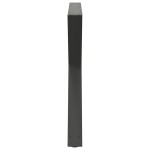 vidaXL Picioare masă de sufragerie, 2 buc., antracit, 90x(72-73,3) cm, oțel