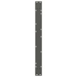 vidaXL Picioare masă de sufragerie, 2 buc., antracit, 90x(72-73,3) cm, oțel
