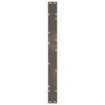vidaXL Picioare masă de sufragerie, 2 buc., oțel natural, 90 x (72-73,3) cm