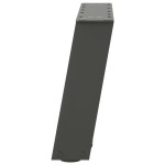 vidaXL Picioare pentru măsuță de cafea în formă de U, 2 buc., antracit, 40x(30-31) cm, oțel