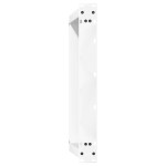 vidaXL Picioare pentru măsuță de cafea în formă de U, 2 buc., alb, 60x(30-31) cm, oțel