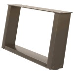 vidaXL Picioare pentru măsuță de cafea în formă de U, 2 buc., oțel natural, 60 x (30-31) cm vidaXL Picioare pentru măsuță de cafea în formă de U, 2 buc., oțel natural, 60 x (30-31) cm