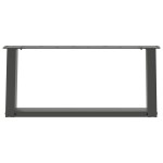 vidaXL Picioare pentru măsuță de cafea în formă de U, 2 buc., antracit, 70x(30-31) cm, oțel vidaXL Picioare pentru măsuță de cafea în formă de U, 2 buc., antracit, 70x(30-31) cm, oțel
