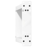 vidaXL Picioare pentru măsuță de cafea în formă de U, 2 buc., alb, 28x(42-43) cm, oțel vidaXL Picioare pentru măsuță de cafea în formă de U, 2 buc., alb, 28x(42-43) cm, oțel