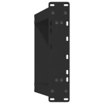 vidaXL Picioare pentru măsuță de cafea în formă de U, 2 buc., negru, 38x(42-43) cm, oțel vidaXL Picioare pentru măsuță de cafea în formă de U, 2 buc., negru, 38x(42-43) cm, oțel