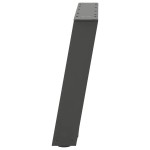 vidaXL Picioare pentru măsuță de cafea în formă de U, 2 buc., antracit, 50x(42-43) cm, oțel vidaXL Picioare pentru măsuță de cafea în formă de U, 2 buc., antracit, 50x(42-43) cm, oțel