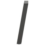 vidaXL Picioare de masă consolă în formă de U, 2 buc., antracit, 28x(72-73) cm, oțel vidaXL Picioare de masă consolă în formă de U, 2 buc., antracit, 28x(72-73) cm, oțel
