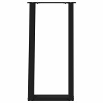 vidaXL Picioare de masă consolă în formă de U, 2 buc., negru, 38x(72-73) cm, oțel vidaXL Picioare de masă consolă în formă de U, 2 buc., negru, 38x(72-73) cm, oțel