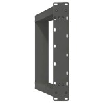 vidaXL Picioare de masă consolă în formă de U, 2 buc., antracit, 38x(72-73) cm, oțel