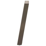 vidaXL Picioare de masă consolă în formă de U, 2 buc., oțel natural, 38x(72-73) cm vidaXL Picioare de masă consolă în formă de U, 2 buc., oțel natural, 38x(72-73) cm