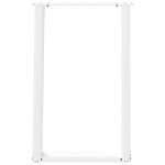 vidaXL Picioare de masă în formă de U, 2 buc., alb, 50x(72-73) cm, oțel