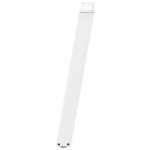 vidaXL Picioare de masă în formă de U, 2 buc., alb, 50x(72-73) cm, oțel