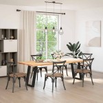 vidaXL Picioare de masă în formă de U, 2 buc., negru, 60x(72-73) cm, oțel vidaXL Picioare de masă în formă de U, 2 buc., negru, 60x(72-73) cm, oțel