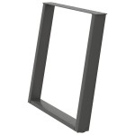 vidaXL Picioare de masă în formă de U, 2 buc., antracit, 70x(72-73) cm, oțel vidaXL Picioare de masă în formă de U, 2 buc., antracit, 70x(72-73) cm, oțel