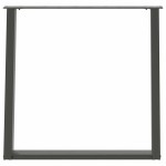 vidaXL Picioare de masă în formă de U, 2 buc., antracit, 70x(72-73) cm, oțel vidaXL Picioare de masă în formă de U, 2 buc., antracit, 70x(72-73) cm, oțel