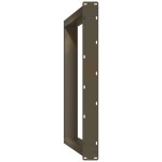 vidaXL Picioare de masă în formă de U, 2 buc., oțel natural, 70x(72-73) cm