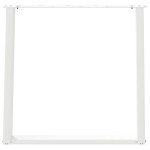 vidaXL Picioare de masă în formă de U, 2 buc., alb, 80x(72-73) cm, oțel vidaXL Picioare de masă în formă de U, 2 buc., alb, 80x(72-73) cm, oțel