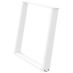 vidaXL Picioare de masă în formă de U, 2 buc., alb, 90x(72-73) cm, oțel vidaXL Picioare de masă în formă de U, 2 buc., alb, 90x(72-73) cm, oțel