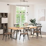 vidaXL Picioare de masă în formă de U, 2 buc., antracit, 90x(72-73) cm, oțel vidaXL Picioare de masă în formă de U, 2 buc., antracit, 90x(72-73) cm, oțel