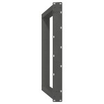 vidaXL Picioare de masă în formă de U, 2 buc., antracit, 90x(72-73) cm, oțel vidaXL Picioare de masă în formă de U, 2 buc., antracit, 90x(72-73) cm, oțel