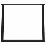 vidaXL Picioare de masă în formă de U, 2 buc., negru, 100x(72-73) cm, oțel vidaXL Picioare de masă în formă de U, 2 buc., negru, 100x(72-73) cm, oțel