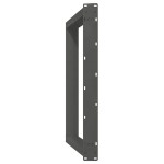 vidaXL Picioare de masă în formă de U, 2 buc., antracit, 100x(72-73) cm, oțel vidaXL Picioare de masă în formă de U, 2 buc., antracit, 100x(72-73) cm, oțel