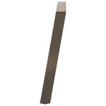 vidaXL Picioare de masă în formă de U, 2 buc., oțel natural, 100 x (72-73) cm