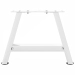 vidaXL Picioare pentru măsuță de cafea în formă de A, 2 buc., alb, 30x(30-31) cm, oțel vidaXL Picioare pentru măsuță de cafea în formă de A, 2 buc., alb, 30x(30-31) cm, oțel