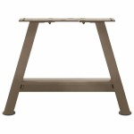 vidaXL Picioare pentru măsuță de cafea în formă de A, 2 buc., 30x(30-31) cm, oțel