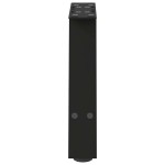 vidaXL Picioare pentru măsuță de cafea în formă de A, 2 buc., negru, 50x(30-31) cm, oțel