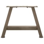 vidaXL Picioare pentru măsuță de cafea în formă de A, 2 buc., 50x(30-31) cm, oțel