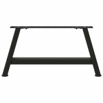 vidaXL Picioare pentru măsuță de cafea în formă de A, 2 buc., negru, 60x(30-31) cm, oțel vidaXL Picioare pentru măsuță de cafea în formă de A, 2 buc., negru, 60x(30-31) cm, oțel