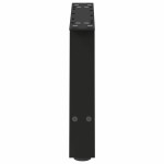 vidaXL Picioare pentru măsuță de cafea în formă de A, 2 buc., negru, 70x(30-31) cm, oțel