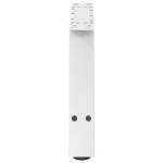 vidaXL Picioare pentru măsuță de cafea în formă de A, 2 buc., alb, 70x(30-31) cm, oțel