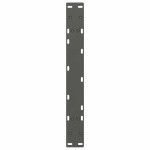 vidaXL Picioare pentru măsuță de cafea în formă de A, 2 buc., antracit, 70x(30-31) cm, oțel