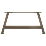 vidaXL Picioare pentru măsuță de cafea în formă de A, 2 buc., 70x(30-31) cm, oțel