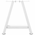 vidaXL Picioare pentru măsuță de cafea în formă de A, 2 buc., alb, 38x(42-43) cm, oțel vidaXL Picioare pentru măsuță de cafea în formă de A, 2 buc., alb, 38x(42-43) cm, oțel